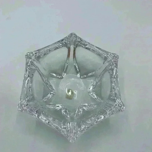 VINTAGE Cristal DAUM FRANCE CRYSTAL MODERNIST ASHTRAY CIGAR REST 5.5" DIA - Picture 2 of 6